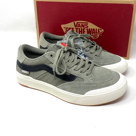VANS Women's Size 8 VN0A3WKX2LA Berle Pro Skate Moss Gray Suede Low Top Sneaker - Picture 6 of 11